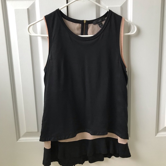 J. Crew Layered Peplum Tank Size XXS - Picture 3 of 5